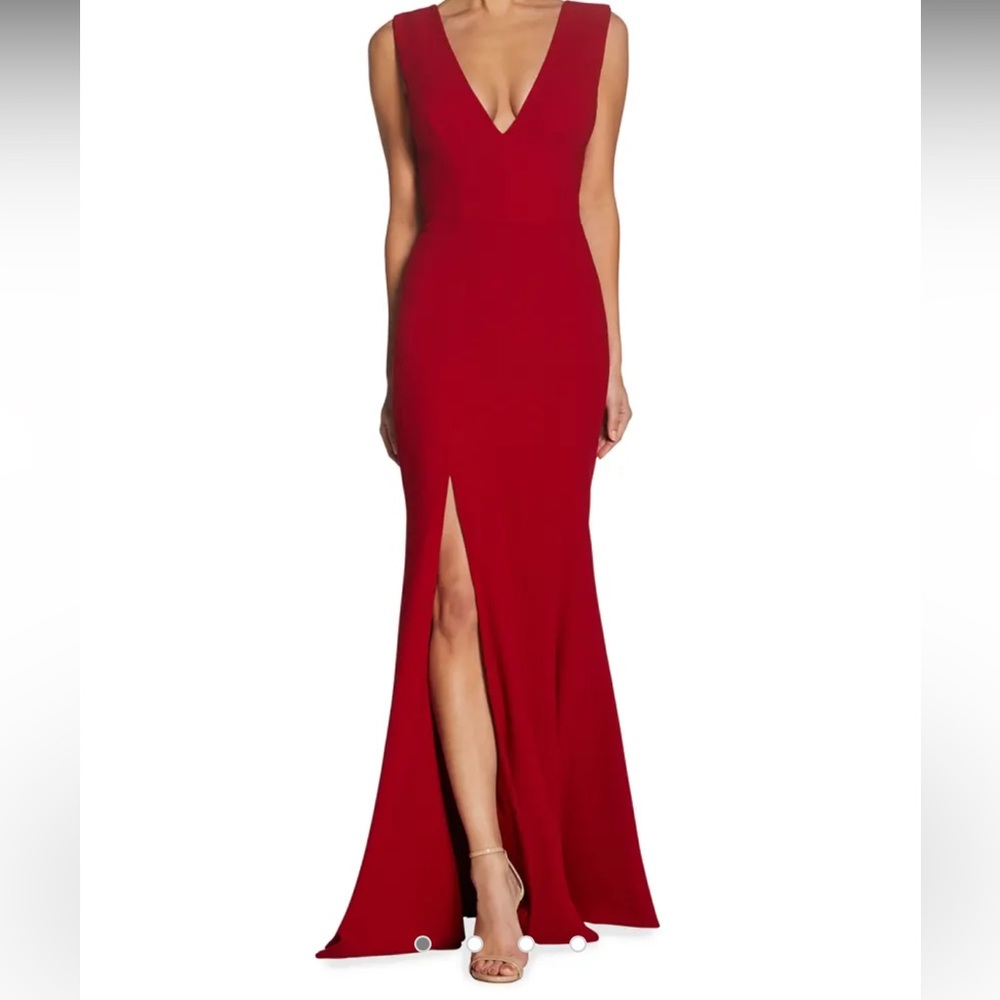 Dress the Population Sandra Plunge Gown